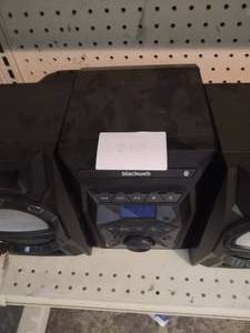 lot 217 image: Blackweb bluetooth stero system wit...