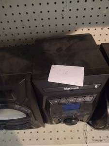 lot 218 image: Blackweb bluetooth stero system wit...