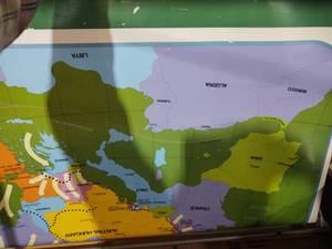 lot 237 image: Map of Crusading Over There 1914-...