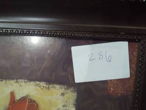 lot 286 image: Rose flower in vase picture 25 12...