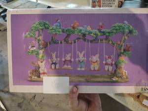 lot 15 image: Quintet of swinging bunnies scene...