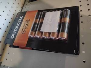 lot 20 image: 2 packs C10 Duracell Batteries...