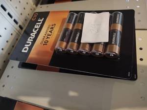 lot 24 image: 2 packs C10 Duracell Batteries...