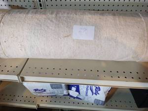 lot 27 image: 24 wide x 74 long tan with pink f...