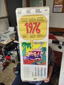 lot 29 image: 1976 Fiat advertising calendar...
