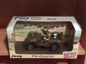 lot 39 image: Beetle Bailey In Jeep Adventures Model Car By Gateway