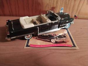 lot 217 image: 1956 Cadillac Fleetwood Series 75 Presidential Paade Car Model Car By National Motor Museum Mint