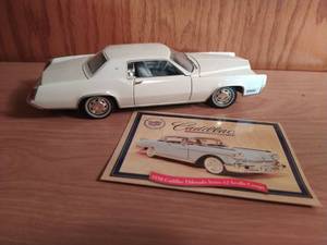 lot 223 image: 1958 Cadillac Eldorado Series 62 Seville Coupe Model Car By National Motor Museum Mint