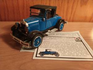 lot 238 image: 1925 Chevrolet Series K Superior Roadster Model Car By National Motor Museum Mint