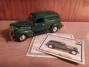 lot 240 image: 1939 Chevy Sedan Delivery Model Car By National Motor Museum Mint