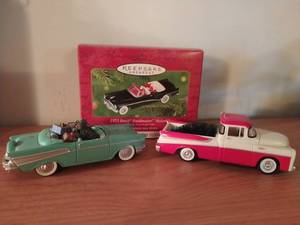 lot 268 image: Three Christmas Car Ornaments