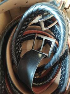 lot 142 image: Collection OF Old Belts