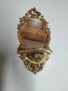 lot 148 image: Wall Mirror With Stand