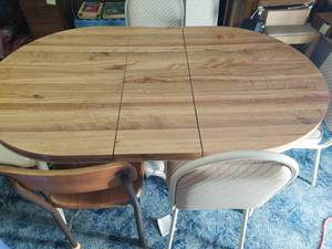 lot 444 image: Dinner Table Wit his. Chairs