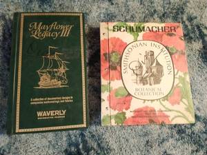 lot 457 image: Two Shumaker Fabric Sampler Books