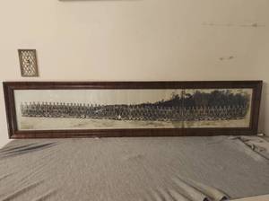 lot 1 image: Antique Military Picture
