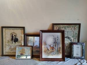 lot 95 image: Six Pieces of Wall Art