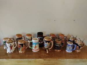 lot 314 image: Collection of Steins