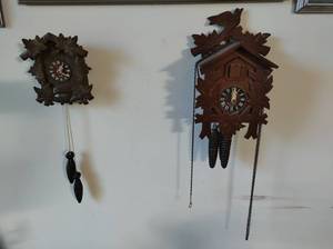 lot 353 image: Two Cuckoo Clocks