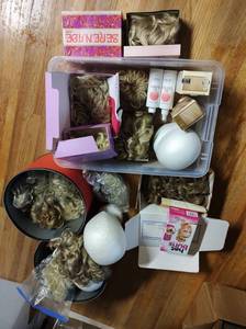 lot 366 image: Collection of Wigs and Accessories