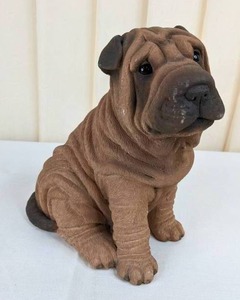 lot 122 image: Vintage Living Stone, Inc. Shar-Pei, Adult, Dog Figurine