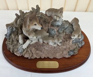 lot 106 image: Wolf Family The Den Limited Edition Living Stone Inc. No. 323 - Signed