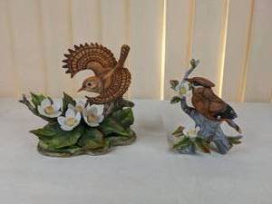 lot 188 image: Lot of (2) Vintage Bird Figurines by Lefton and Andrea by Sadek