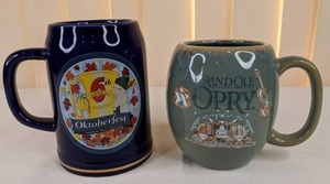 lot 147 image: Set of (2) Mugs Grand Ole Opry & Oktoberfest