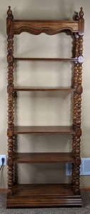 lot 152 image: Beautiful Solid Wood Carved Shelf