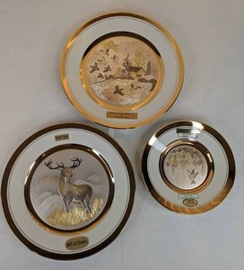 lot 164 image: Original Chokin Collection Set of (2) Plates