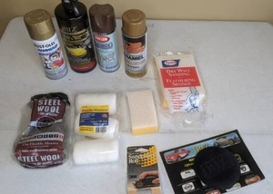 lot 288 image: Wax On Garage Lot - Car Polish Accessories, Spray Paint, Paint Rollers, & More