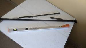 lot 394 image: Measure-Fix Telescoping Measure Pole, Bay-Pro Angle Measure