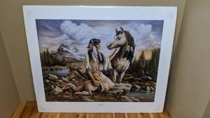 lot 21 image: Russ Docken Limited Edition Lithograph-Cha-SkaFirst Born