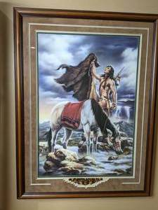 lot 3 image: Framed Russ Docken Art Print Signed & Numbered-Provider 
