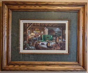 lot 27 image: Charles Freitag Art Print Unsigned (FramedMatted)-Restoration