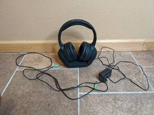 lot 97 image: Black Brookstone Headphones