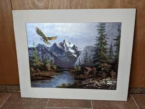 lot 44 image: R. Brickfield Art Print-EagleMountainLake