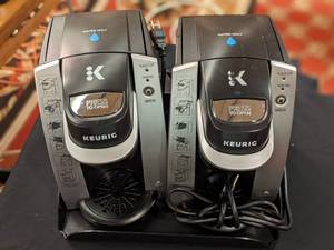 lot 265 image: Lot of (2) Keurig K-Cup In Room Brewing Systems