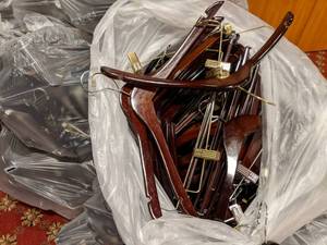 lot 84 image: Bag of Clothes Hangers