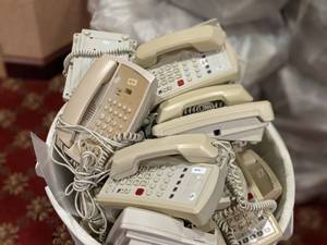 lot 99 image: Collection of 3 Bags of Phones