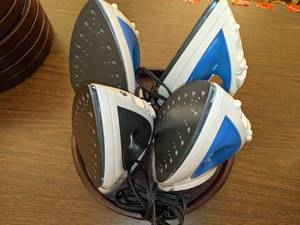 lot 411 image: Lot of (4) Irons w Stand