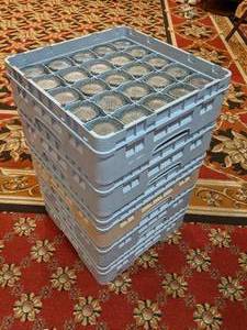 lot 457 image: Set of (5) Dishwasher Racks & 125 Glasses