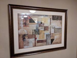 lot 104 image: Beautiful Abstract Artwork