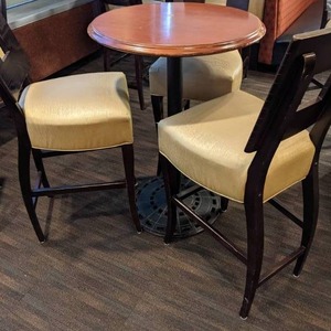 lot 23 image: Cafe Table and Chairs
