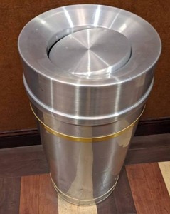 lot 178 image: Metal Trash Can