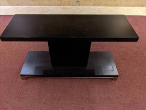 lot 58 image: Modern, Rectangular Table with Rectangular Base