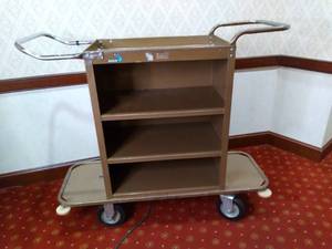 lot 704 image: Metal Utility Cart