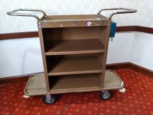 lot 706 image: Metal Utility Cart