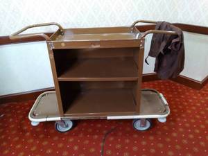 lot 707 image: Metal Utility Cart