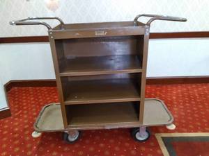 lot 708 image: Metal Utility Cart